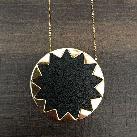 House of Harlow 1960 Jewelry - House of Harlow Sunburst Pendant- 14k Gold Plated